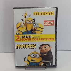Minions/Minions the Rise of Gru DVD 2 movie set Region 1 Steve Carell NEW #4